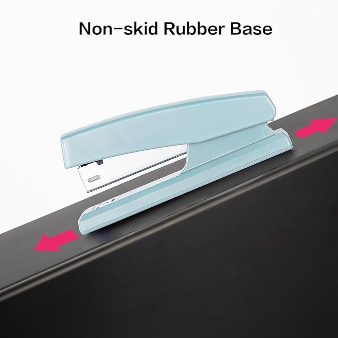 Deli Stapler, Desktop Staplers with 640 Staples, Office Stapler, 25 Sheet Capacity, Blue