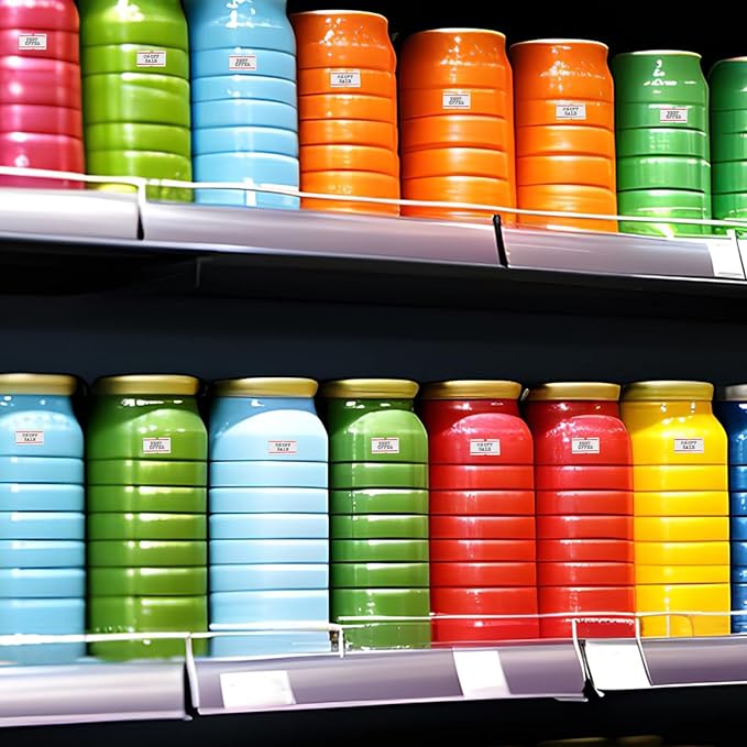 10rolls Self-Adhesive Price Labels Marking Stickers for Retail and Adhesion Long-Lasting Use Read Price Tags