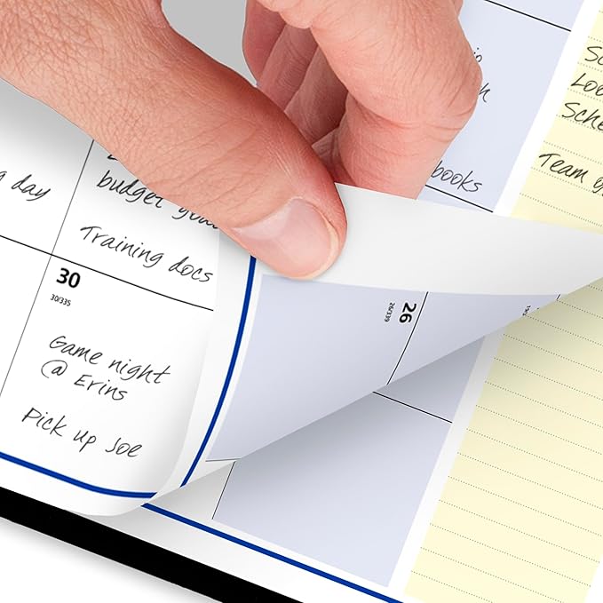 AT-A-GLANCE 2026 Appointment Book Planner, Monthly, 7" x 8-3/4", Medium, QuickNotes, Black (76080526)