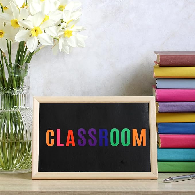 9 Sheets Letters for Bulletin Board Poster Board Large Letters Stickers 3 Inch Stick on Letter Self Adhesive Vinyl Waterproof Alphabet Stickers for Bulletin-Board Letter Mailbox Home Decor (Colorful)