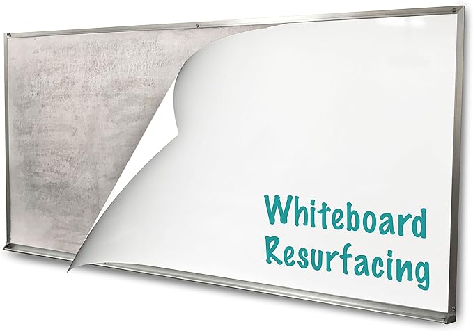 Whiteboard Resurfacing - 4'x12' - Resurface Your Chalkboard - Refinish A Whiteboard - Restore Any Board - Think Board