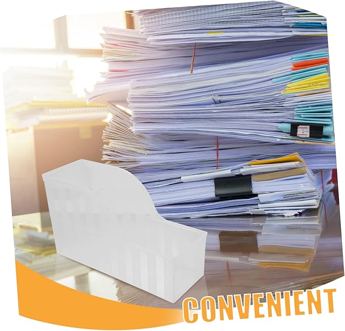 3pcs Transparent Document Box Modern File Organizer for Office Home Storage for Files Letters Magazines Sturdy Desktop Rack for Efficient Space Management