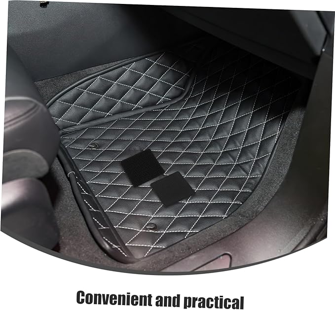 10sets Car Floor Mat Adhesive Double Sided Tape Hook and Loop Strips for Auto Floor Mats