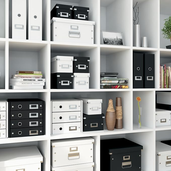 Leitz A5 Storage Box, Click and Store Range 60430001 - Small, White Storage Box A3