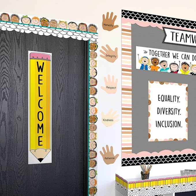 CTP Multicultural Hands 6" Cut-Outs Learning Décor Accents for Classroom Diversity (Creative Teaching Press 10593)