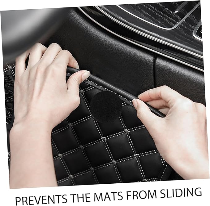 Cabilock Hook and Loop Adhesive Carpet Tape for Car Floor Mats 20 Pairs Double Sided Sticky Fasteners for Rug Non-Slip Mounting Solution for SUV and Trucks