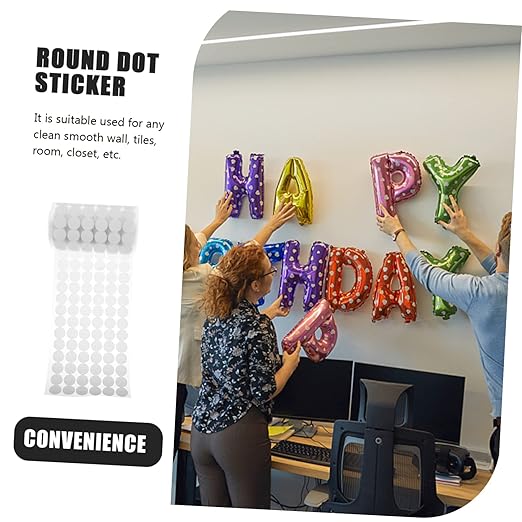 Lightweight Self Adhesive Dots Circle Stickers Adhesive Dots Tapes for Wall Door Window Decor