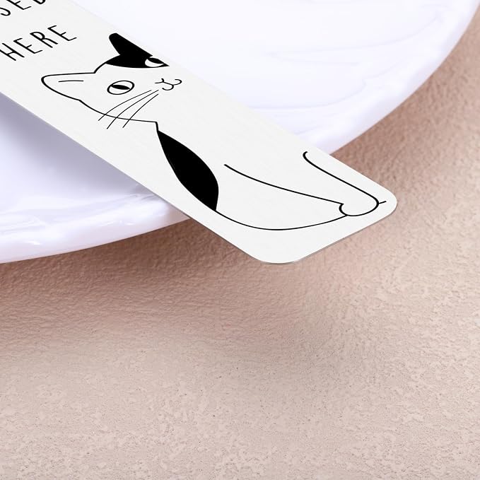 Cat Gifts for Women, Cat Lover Gifts Bookmark for Girls Boys Reader, Father's Day Dad Gift from Cats, Cute Bookmarks Birthday Graduation Gift for Cats Mom Book Lovers, Bookish Gift Reading Accessories