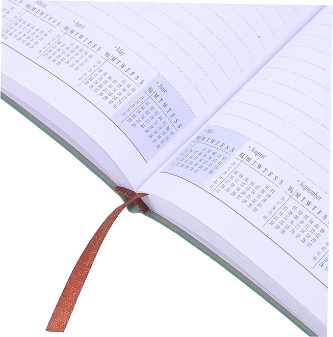 Daily Planner Hardcover Personal Organizer with Thick Paper Weekly and Monthly Calendar Journal From January to December Appointment Book for Office School and Home Use