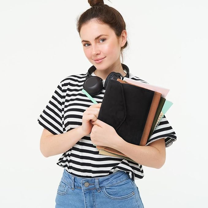 Reusable Adjustable Book Cover with Strong Magnetic Closure – Soft Protective Book Sleeve for Paperback & Hardcover, Fits Up to 9.5” x 6.5” x 2” Books – Flexible, Washable & Reusable Book Protector