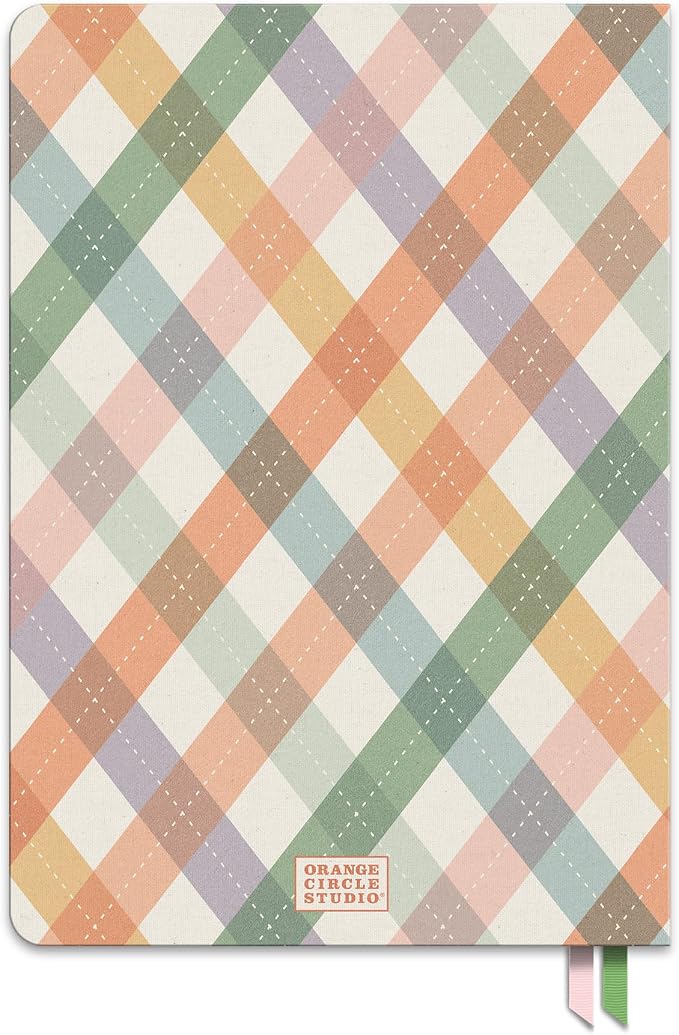 Orange Circle Studio 2026 Planner, Clara Clothbound, Argyle