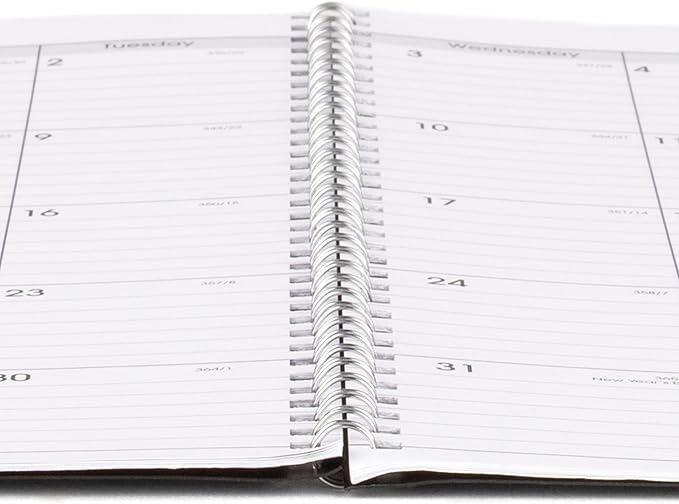 AT-A-GLANCE Planner 2026-2027 Weekly & Monthly Academic 12-Month July-June, 5" x 8", DayMinder, Charcoal (AYC20045)