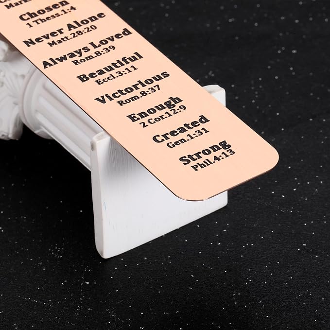 Baptism Gifts for Teen Girl Women 2026 - Christian Bookmarks for Women Men Kids, Bible Bookmark Catholic Baptism Gifts for Girls 8-10, Baptismal Christening Gift for Girls Easter Basket Stuffers