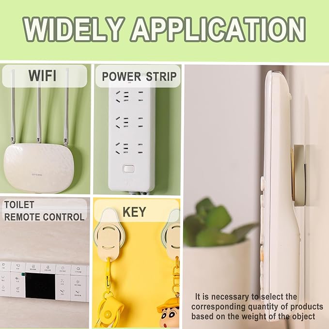 Magnetic Remote Control Holder Wall Mount,6 Pack 2025 Upgraded Remote Control Organizer Hole Free Self-Adhesive for Home Office Remote TV Fan Air Conditioner Remote Control Storage