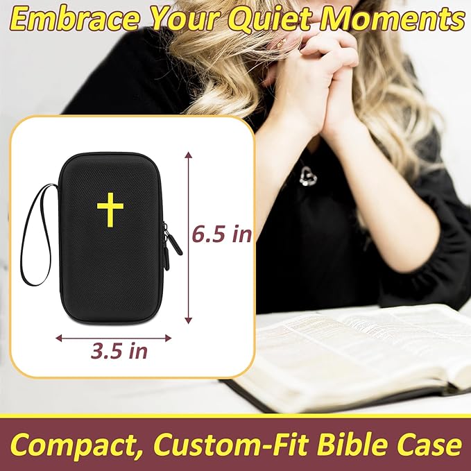 ICIMBI Carry Case Compatible with Wonder Bible - The Talking Audio Bible Player (Case Only)