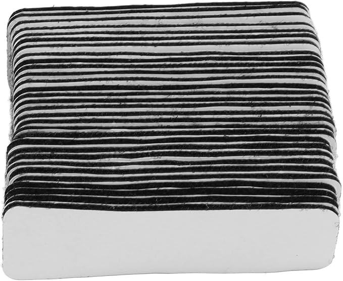30PCS Hook and Strips, Hook and Tape, Double Side Adhesive Tape and Adhesive Strip and Double Side Hot Melt Mounting Tapes Black