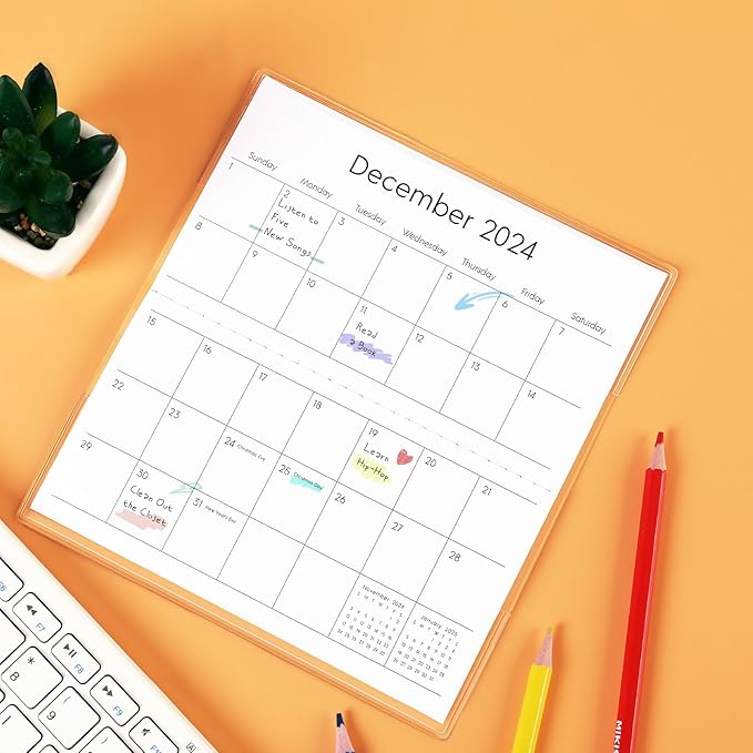 Pocket Calendar 2025-2026, Small Pocket Planner 2026 for Purse, Monthly Planner with Pvc Cover, Small Size (3.5" x 6"), From January 2025 - December 2026 - Bird