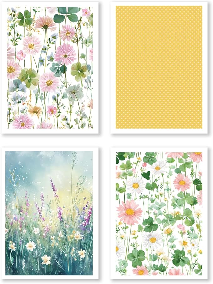 in Bloom Planning Kit Bundle – Spring Monthly Planner Kit with Functional & Decorative Pages, Vellum, Scrapbooking Papers, PET Tape 3.0 & Pen for Creative Planning & Journaling