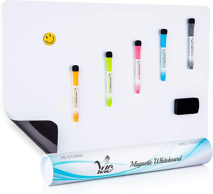 23x15 inch - Magnetic whiteboard for the Fridge - Magnetic Dry Erase Board - Fridge whiteboard - Refrigerator whiteboard - White Board for Fridge - Dry Erase Board Magnetic - Magnetic White Board