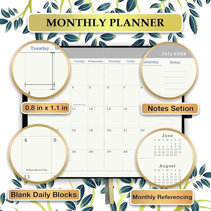 Pocket Calendar 2026-2029 - 3 Year Monthly Planner from July 2026 - June 2029, Pocket Planner 2026-2029 for Purse, 6.3''×3.8''