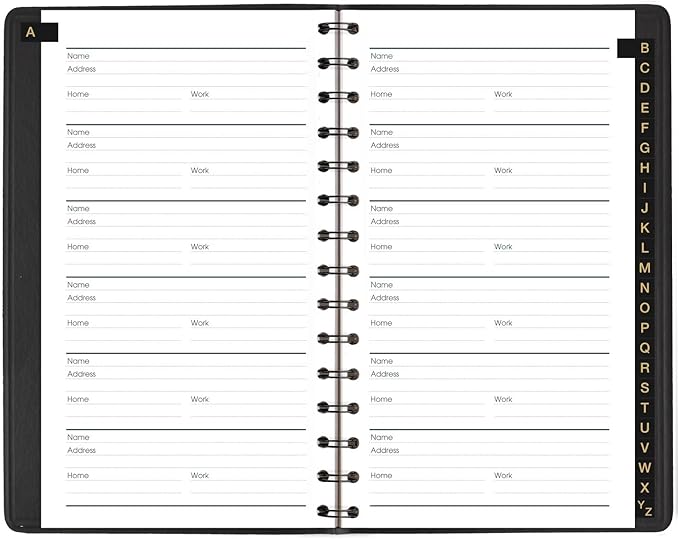 AT-A-GLANCE 2025 Appointment Book Planner, Weekly, 5" x 8", Small, 13 Months, Black (701000525)