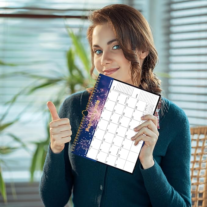 2026-2027 Wall Calendar - Includes January 2026 to June 2027, 18-Month Paper Wall Calendar 11 x 8.5 Inches.Thick Paper with Julian Dates and Block for New Year and Christmas Holidays To-dos ＆ Notes (H)
