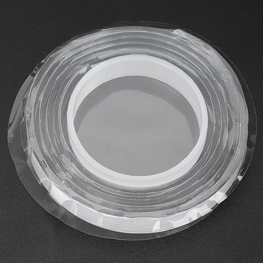 10Pcs Double Sided Tape Washable Reusable Seamless Transparent Adhesive Tape Fasteners