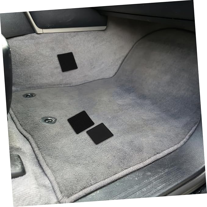 10sets Car Floor Mat Adhesive Double Sided Tape Hook and Loop Strips for Auto Floor Mats