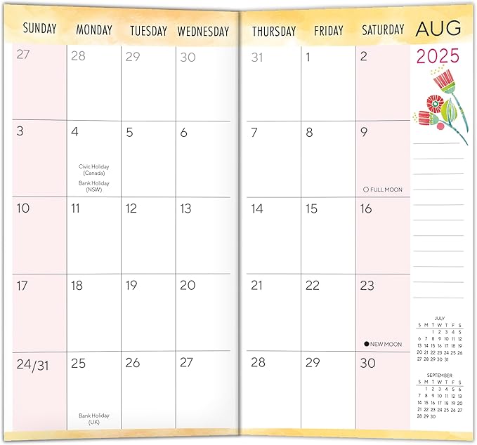 2026 Pocket Planner: 2-Year-Plus Monthly Pocket Calendar Planner (24-Month): January 2026 - December 2027, 6.5" x 3.5", Seize The Day and Make it Yours by Robin Pickens