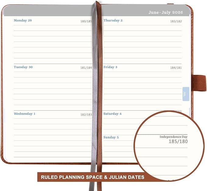 2026-2027 Pocket Calendar - 2026-2027 Pocket Planner from Jul. 2026 to Jun. 2027, Academic Planner for Purse, 6.4'' x 3.8"