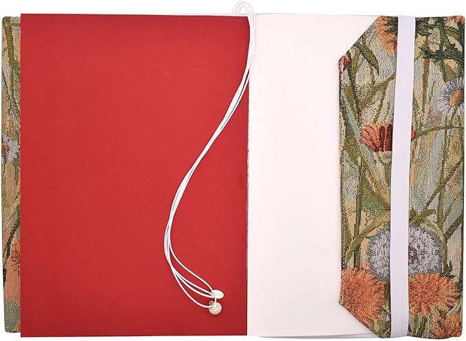 BLBMH 10x7 Book Cover | Handmade Non-Stretch Fabric Bible Cover with Bookmark | Washable Large Hardcover Paperback Protector | Privacy Reading Gift for Women - WD Dandelion