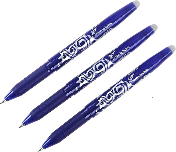 Pilot Frixion Erasable Rollerball Pen - BLUE Triple