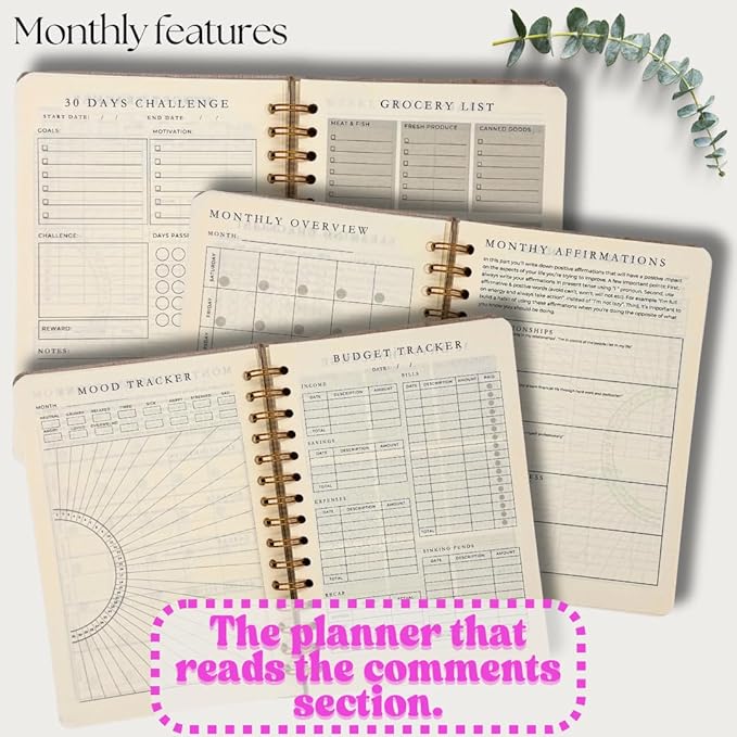 Neurodivergent ADHD Planner for Adults - Undated 90 Day Focus & Inspiration System | Daily Mental Health Planner with Medication Tracker & Brain Dump Tools | Premium Linen Cover