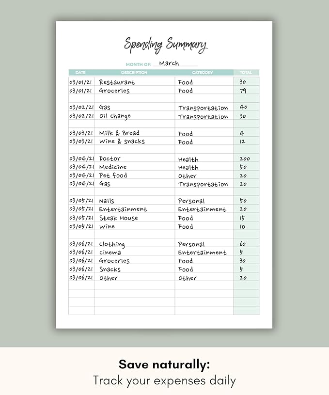 Lamare Budget Planner and Monthly Bill Organizer – Financial Planner and Money Book with Expense Tracker Notebook, Debt Tracker & Budget Journal
