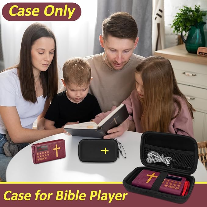 ICIMBI Carry Case Compatible with Wonder Bible - The Talking Audio Bible Player (Case Only)