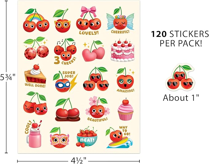 Teacher Created Resources Cherry Smelly Stickers (TCR9450)