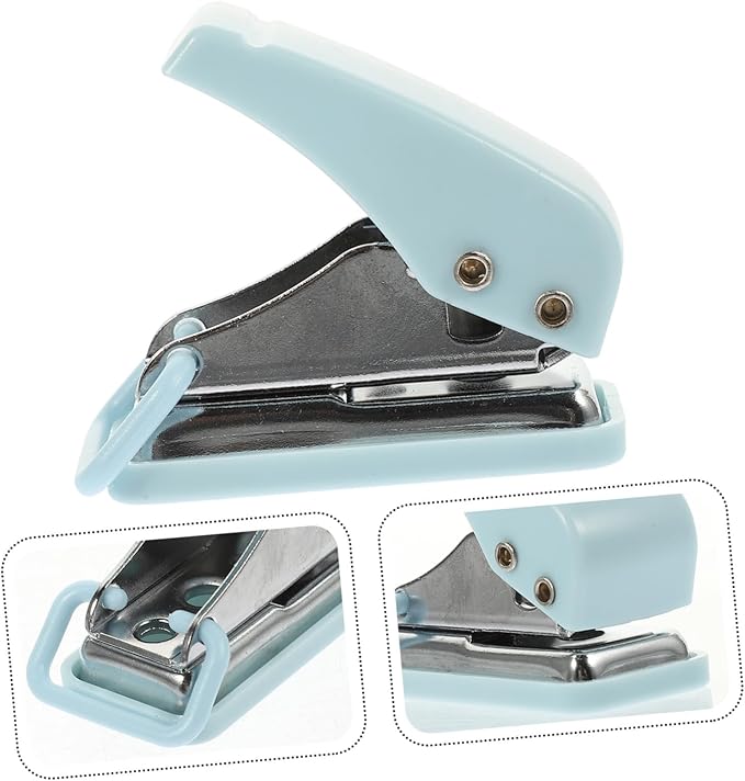 Gadpiparty Compact Mini Hole Punch Small Office Stapler for School Supplies Adorable Desk Accessory Staples for Students and Office Use