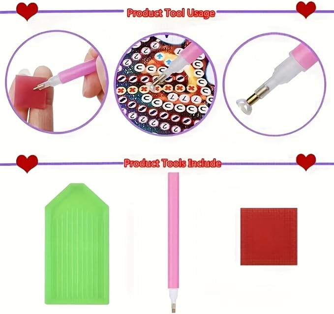 3pcs Flower Diamond Art Bookmarks,Flowes Diamond Painting Bookmark Kits for Adult,DIY Gem Art Small Crafts with Rhinestone Tassel,Paint by Diamonds for Graduation Birthday Reader Gifts (flower-023)