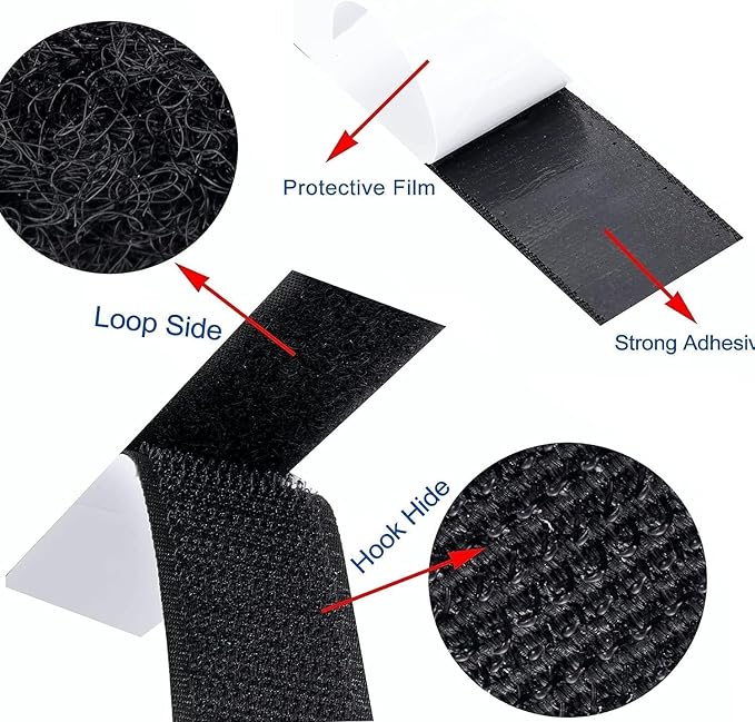 Double Sided Tape 1 inch X 16 Feet Self-Adhesive Heavy Duty Strips Backed Fastener Powerful Strips with Adhesive for Home School Crafts