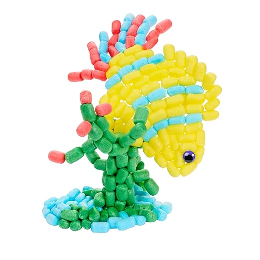 Colorations 3D Building Puffs - 2400 Pieces