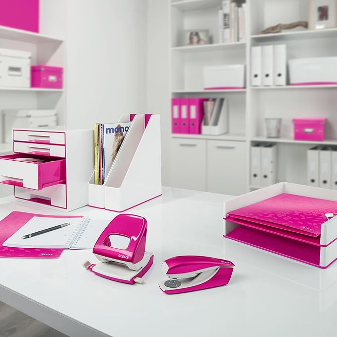 Leitz 30011099 Wow A4 Flat File - Assorted Colours, Pack of 6