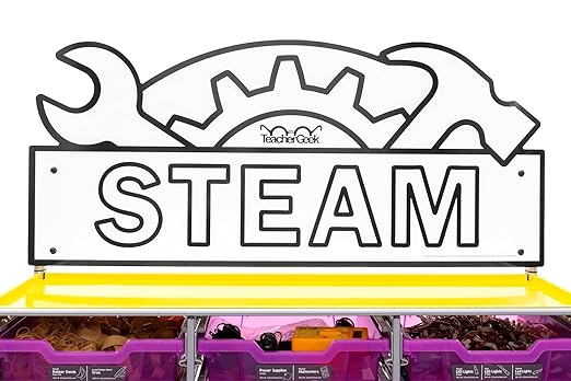 Maker Cart 2.0; Portable Maker Space with Curriculum & Activities for Classrooms & Schools (Elementary, Middle, High); Teacher Designed Science, Engineering, STEM, STEAM, DIY, NGSS Projects