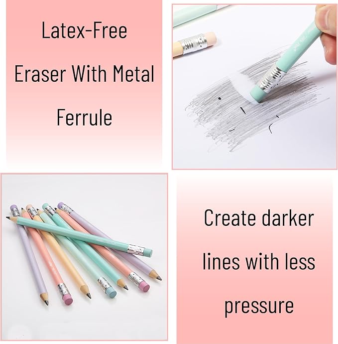 Mr. Pen- Jumbo Pencils, 30 Pack, Colorful Barrels, Smooth Black 2 HB Graphite Cores, Large Preschool Pencils, Smooth Writing Lead for Kindergarten, Kids and School Supplies