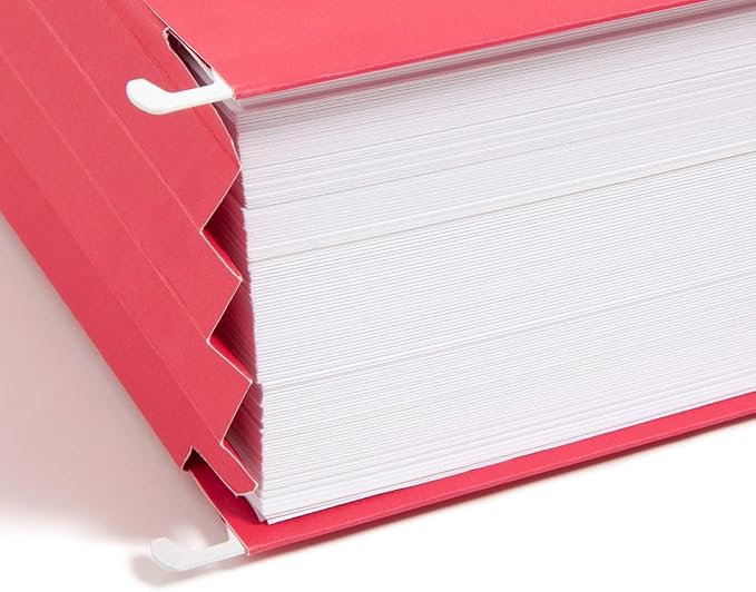 Smead Hanging Pocket with Full-Height Gusset, 3-1/2" Expansion, Letter Size, Assorted Colors, 12 per Pack (64291)