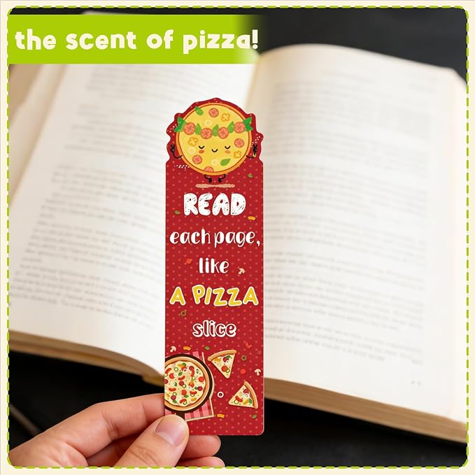 48PCS Scented Bookmarks Scratch and Sniff Bookmark Bulk Paper Bookmarks for Kids Adults Women Students Readers Book Lovers Gifts, 48 Styles Fun Cute Bookmark Inspirational Book Marks with Pun Quotes