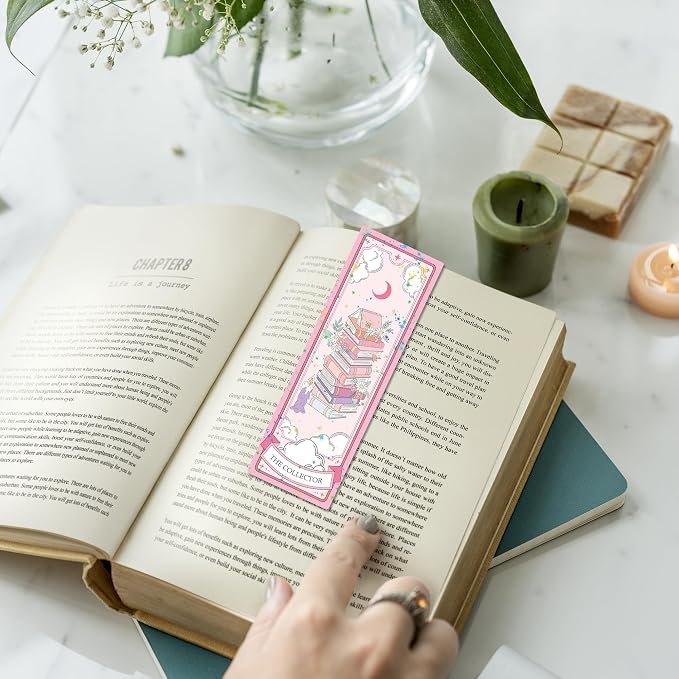 Fantasy Bookmarks Bulk Gifts - 48 Pcs Dragon Dark Romance Paper Bookmark for Women Men Book Lovers Sword Skull Page Marks Merch School Reading Accessories Bookish Gift for Birthday Graduation