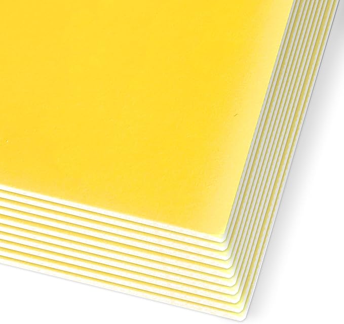 Flipside Products 20" x 30" Yellow Foam Board, Arts and Crafts, 3/16" Thick, Presentations, Signboards, Backing Board, Display, Pack of 10