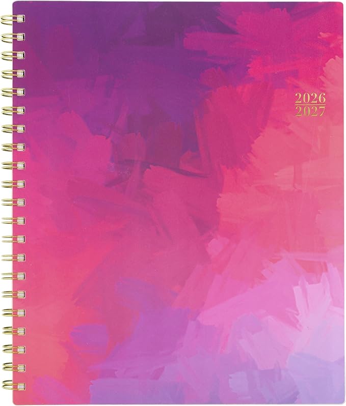 Cambridge Planner 2026-2027 Weekly & Monthly Academic 12-Month July-June, 8-1/2" x 11", Filbert (1792-905A)
