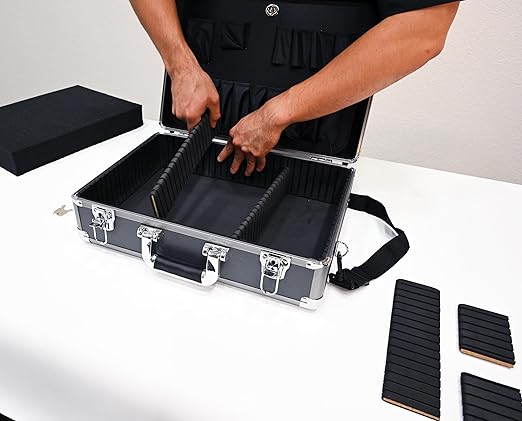 Vestil CASE-1813 Aluminum Carrying Case 18 In. x 14-1/2 In. Silver