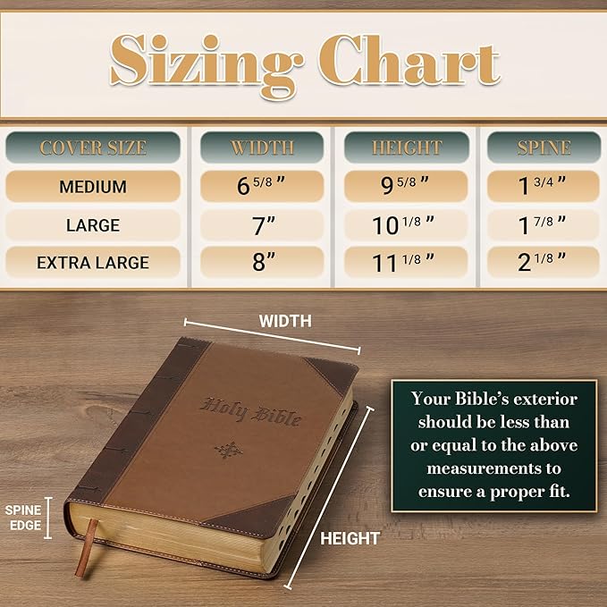 Christian Art Gifts Inspirational Vegan Leather Two-fold Organizer Bible Cover for Women, Jesus Fish Badge, Sturdy Carry Handle, Pen Loops, Pockets, Pen/Highlighter Combo & Notepad, Turquoise, XL